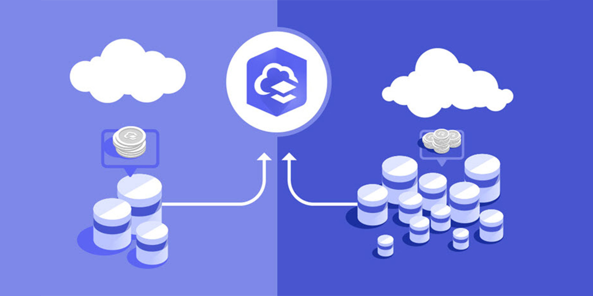 A stylized digital map of a city in dark colors with various routes and infrastructure glowing
