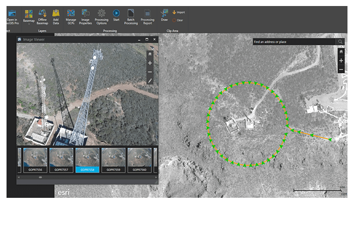 Inspect capabilities by View your assets using Drone2Map